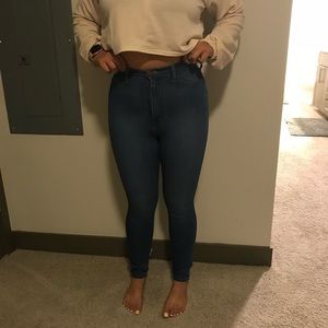 Fashion Nova Super High Waisted Skinny Jeans